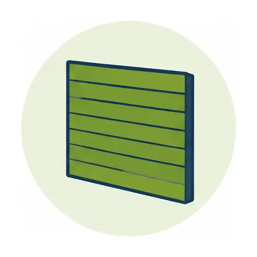 Schematic: Pegboard wall