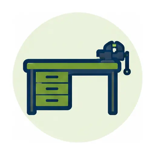 Schematic icon: Garage Workbench